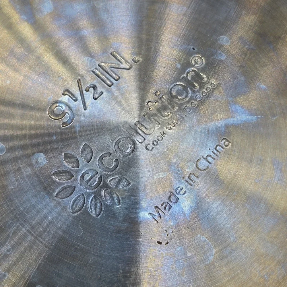 Ecolution Stainless Steel 9‎ 1/2 Inch Fry Pan No Lid